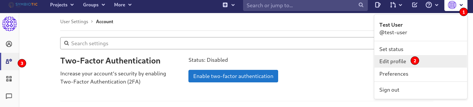 Gitlab Two-Factor authentication