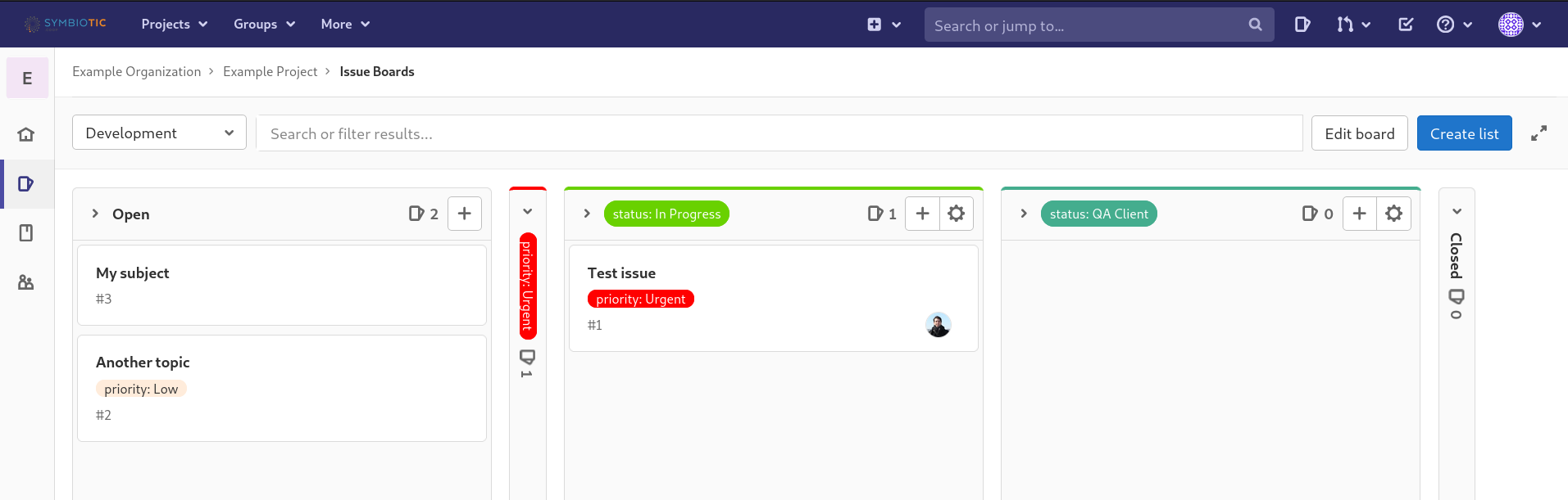 Gitlab Issue Board